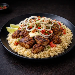 Poisson thon grillé (Garba)