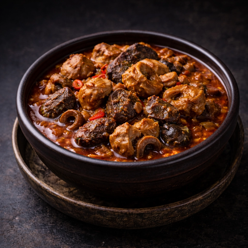 Sauce du berger : Sauce à base de viande de mouton et de ses abats.