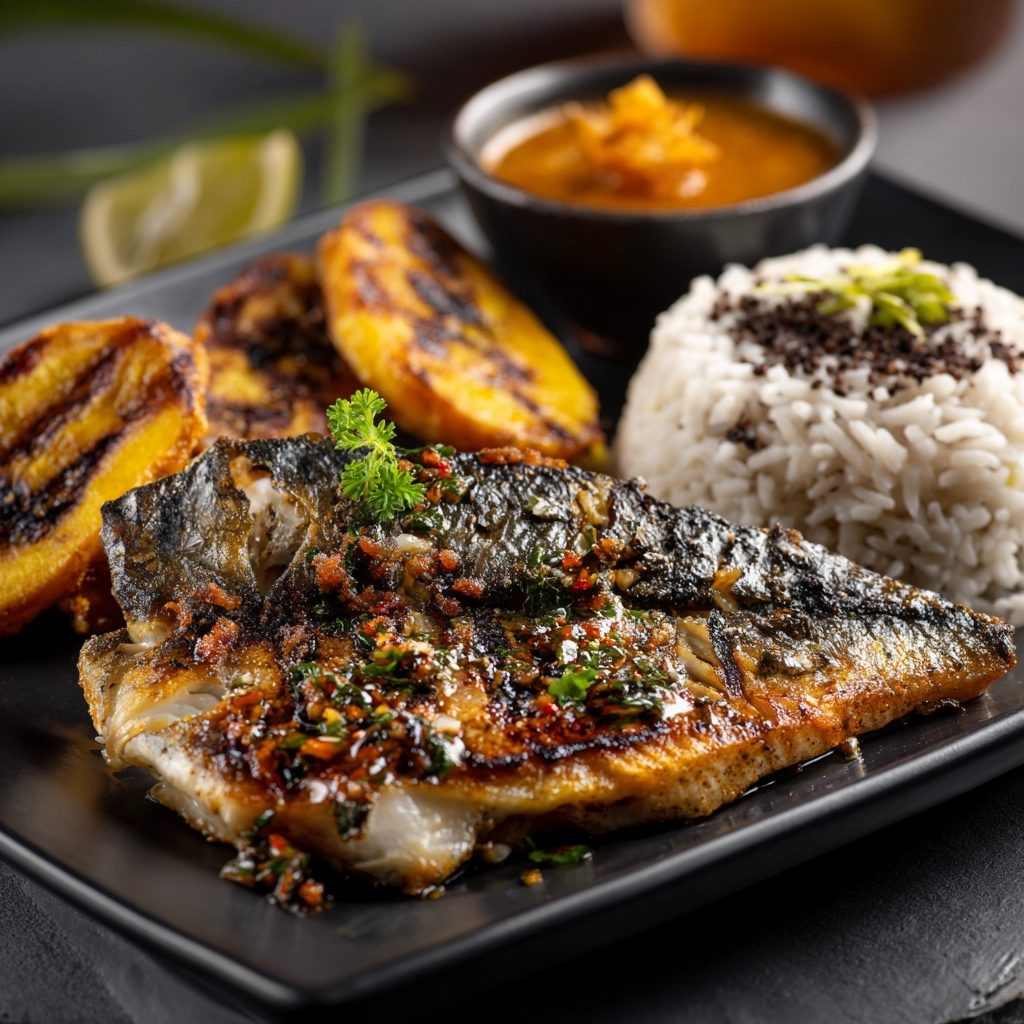 Poisson pris pour sa texture croustillante, servi en grillade